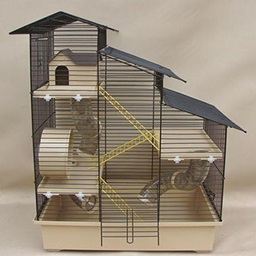 Hamsterkooi - Hamster kooi - Hamster bodembedekking - 62 x 56 x 38cm