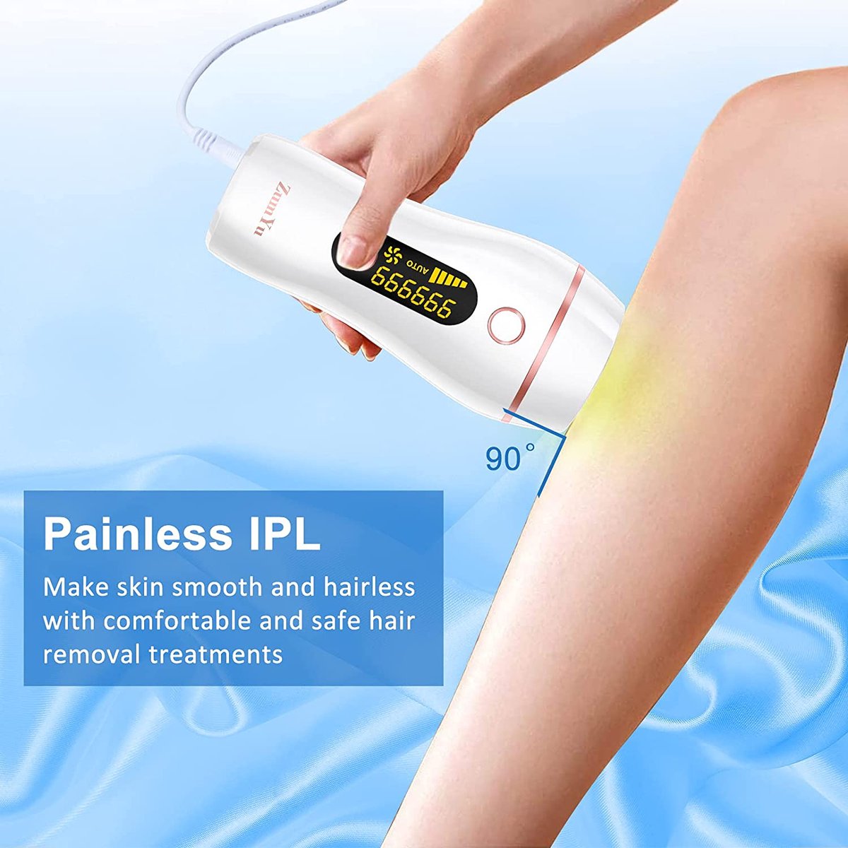Pijnloze semi-permanente ontharing / IPL-ontharing