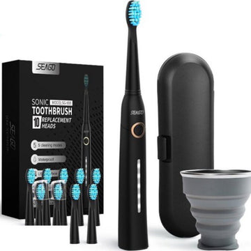 Elektrische Tandenborstel - Electric Toothbrush - Sonische Tandenborstel - Inclusief 8 Opzetborstels
