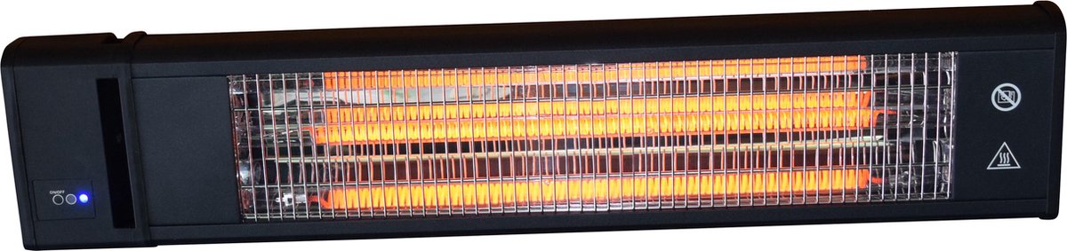 Quality Heating - Heater - terrasverwarmer hangend - terrasverwarmer elektrisch - terrasheater - afstandsbediening - 1800Watt