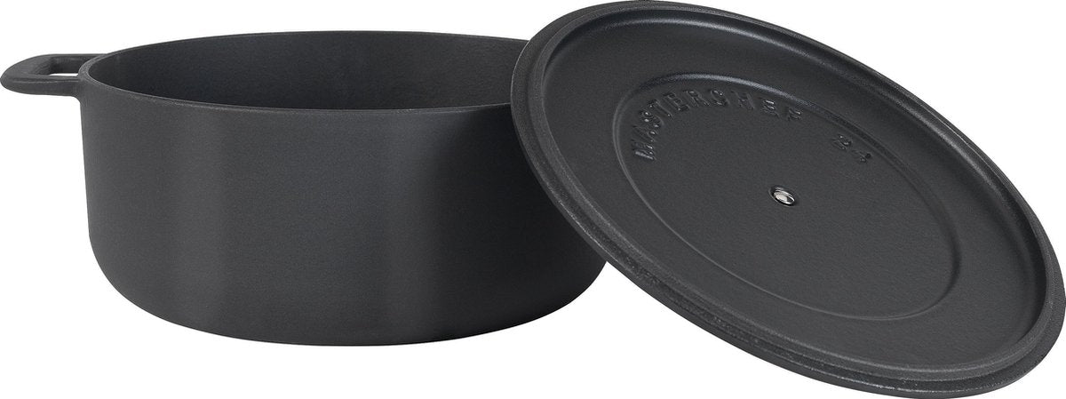 Combekk Sous Chef gietijzeren braadpan - 24cm - zwart
