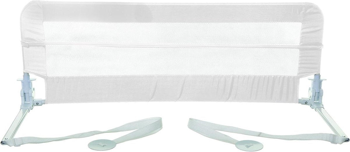 Bed Rails Guard Opvouwbaar Draagbaar Bed Veiligheidsbarrière - Kinderen Volwassenen - Harrogate - 109cm Breed 455cm Hoog - Wit Model F771