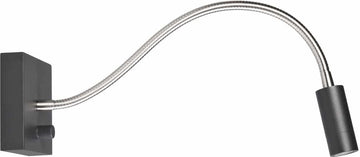 Wand leeslamp LED Blitz zwart