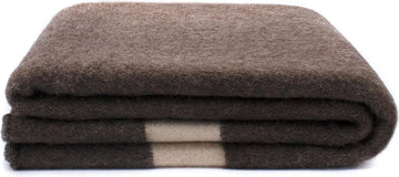 Alenika Wollen Dikke Deken Rainbow - 160x220 cm - Zuivere wol - 2800 g