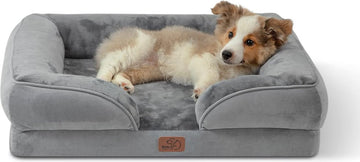 Orthopedisch hondenbed, ergonomische hondenbank / bank met eierkratschuim voor grote, middelgrote en kleine honden, wasbaar, antislip hondenbedden, maat 106 x 80, 89 x 63, 71 x 58 cm