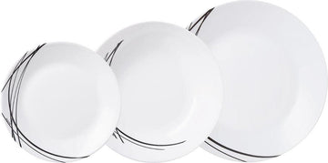 Domitille 18-delige Luminarc tafelservies opaal - Koopgids en Review borden set