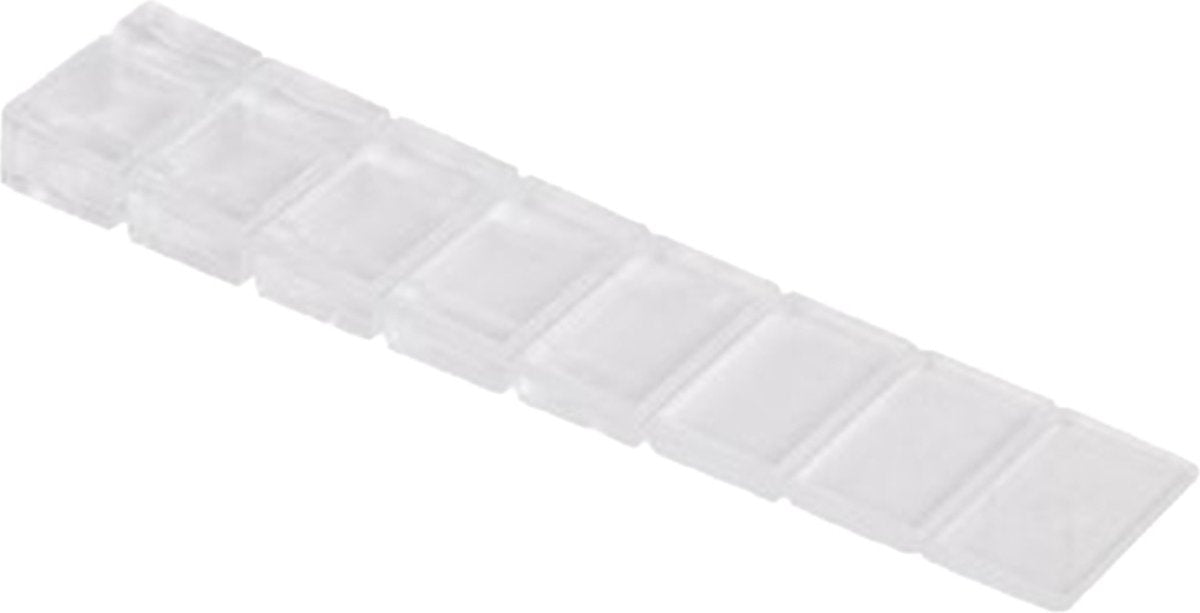 Eleganca wiggen - transparant - 250st. - stelwiggen - wiggenset - meubelwiggen - breekwiggen- stelwig - 0.8x2x10cm