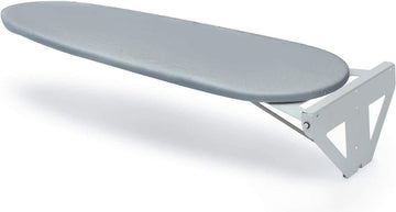 Strijkplank, wandmontage, inklapbare strijkplank, draaibaar 90 graden, wandstrijkplank, inklapbaar, met katoenen overtrek, ruimtebesparend, hittebestendig, 1070 mm x 300 mm x 35 mm