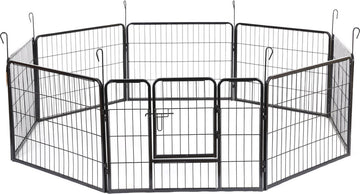 Puppyren 8 hoekig 60 cm. hoog grijs hamerslag