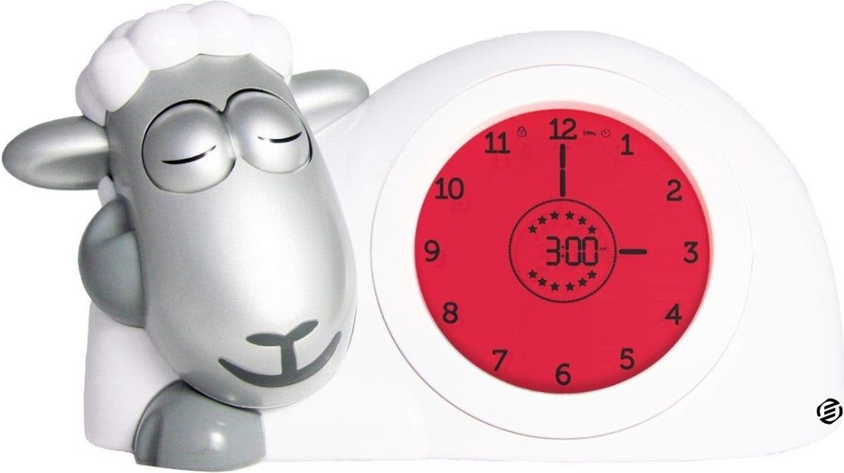Equivera Slaaptrainer - Slaaptrainer Kinderen - Slaapwekker - Kinderwekker - Nachtlampje - Digitale Wekker