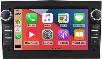 Opel Astra H Corsa C & D Agila Combo Antara Vectra Zafira Meriva Vivaro Tigra | Zwart 2002 - 2013 | Carplay & Android Auto | 1GB & 32GB | Autoradio met Navigatie | Radio scherm | 2003 2004 2005 2006 2007 2008 2009 2010 2011 2012