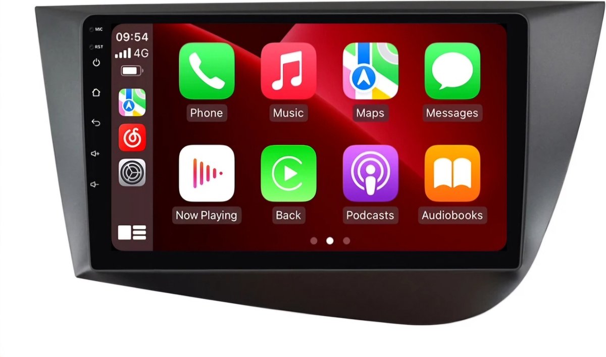 Seat Leon 2005 - 2012 | Carplay & Android auto | 2GB & 32GB | Autoradio met navigatie | radio scherm | 2005 2006 2007 2008 2009 2010 2011 2012 | 1P | Mk2