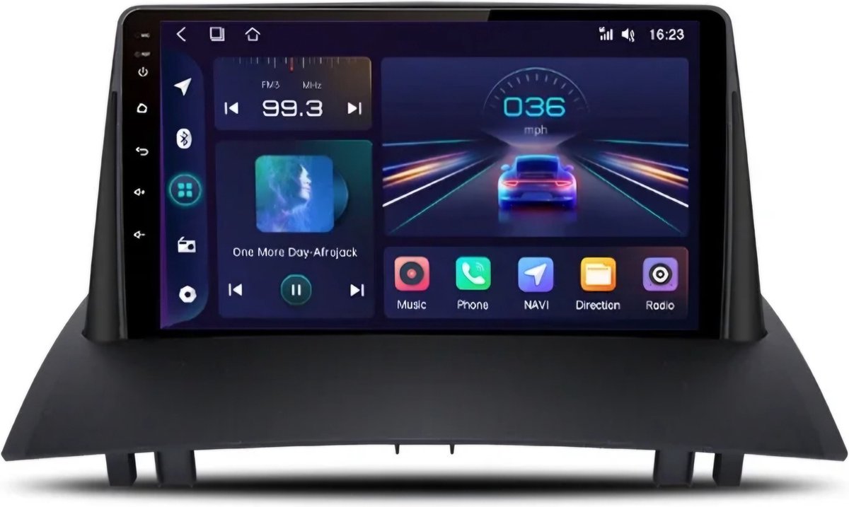 Renault megane 2 | 2002 - 2009 | Carplay & Android auto | 2GB & 32GB | Autoradio met navigatie | Radio scherm | 2002 2003 2004 2005 2006 2007 2008 2009
