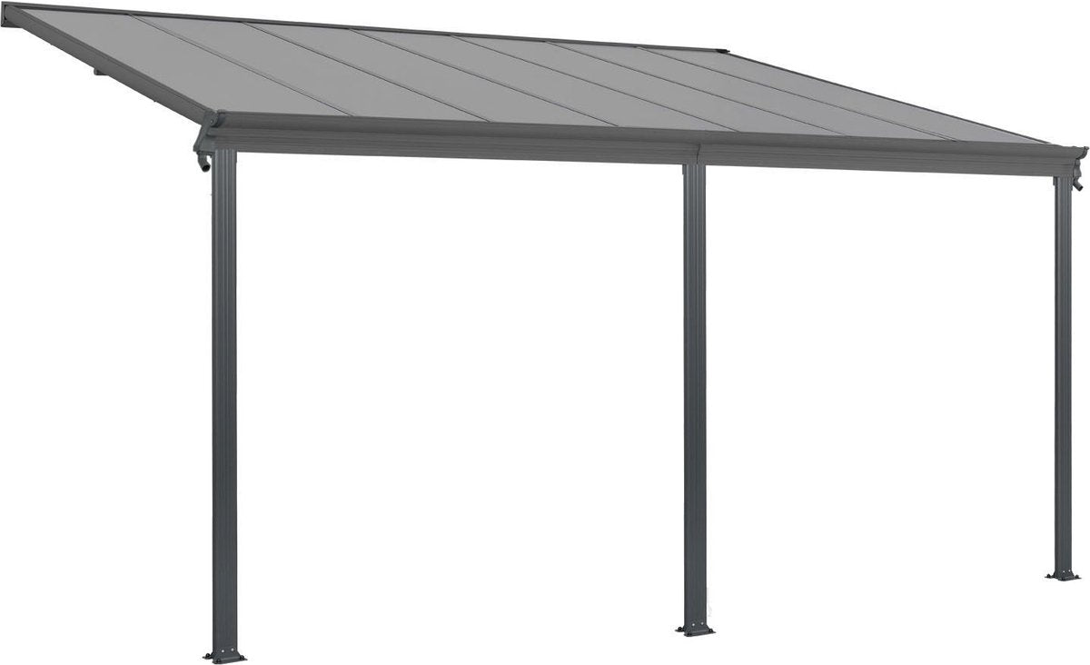 Terrasdak / Overkapping - Borneo - 5 x 3 m - Grijs