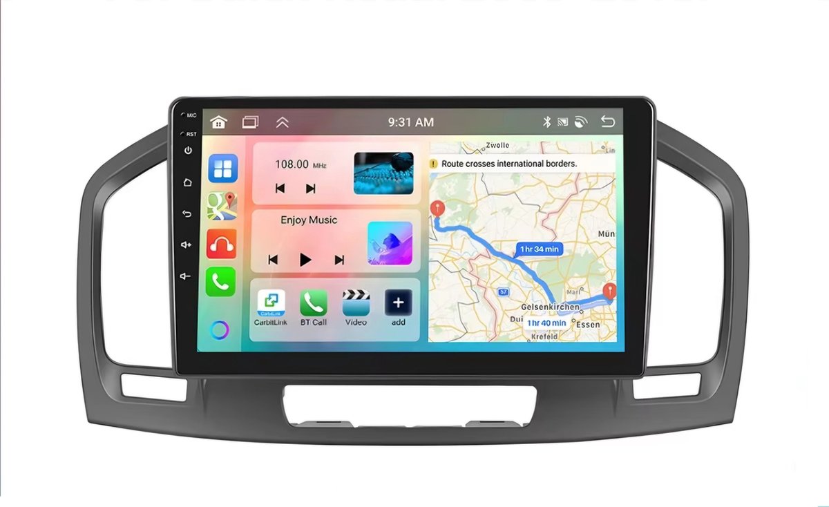 Opel Insignia | 2013 - 2018 | Carplay & Android auto | 2GB & 32GB | Autoradio met navigatie | Radio scherm | 2013 2014 2015 2016 2017 2018