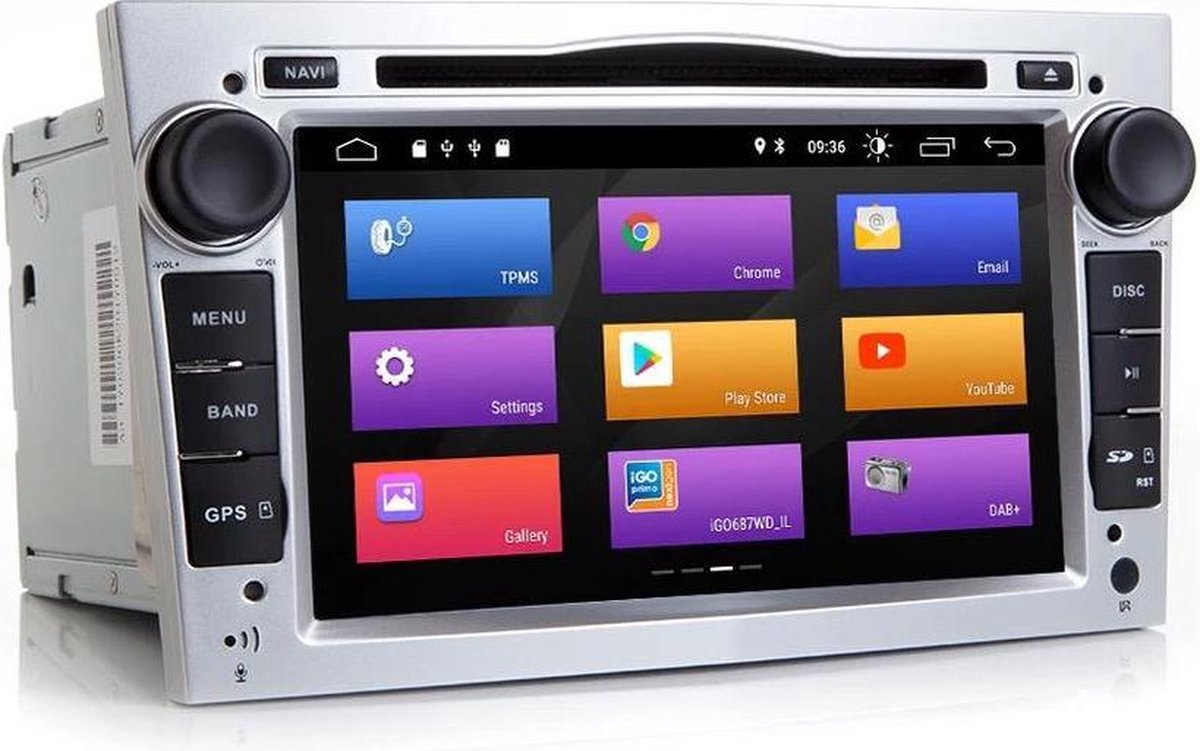 GRATIS CAMERA!! Opel (2002-2014) Android 10.0 navigatie 2GB+32GB DVD Speler Opel Corsa Astra Vectra Antara Vivaro Combo Meriva Zafira Signum Tigra Twintop ZILVER