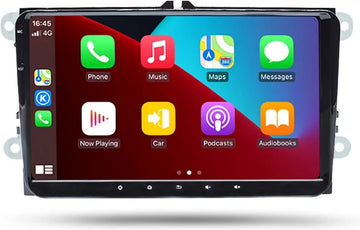 Carplay & Android auto | 4GB & 64GB | Vw volkswagen Golf 5 & 6 Polo Caddy Jetta T5 Touran / Seat Leon Altea / Scoda Fabia Octavia | Autoradio met navigatie | Radio scherm | 2003 2004 2005 2006 2007 2008 2009 2010 2011 2012 2013 2014 2015 | 6r 6c RNS