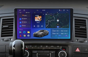 Vw Volkswagen T5 Transporter & Multivan | 2004 - 2014 | 2 GB & 32 GB | Carplay & Android Auto | Autoradio met navigatie | Radio scherm | 2004 2005 2006 2007 2008 2009 2010 2011 2012 2013 2014 | radio scherm California