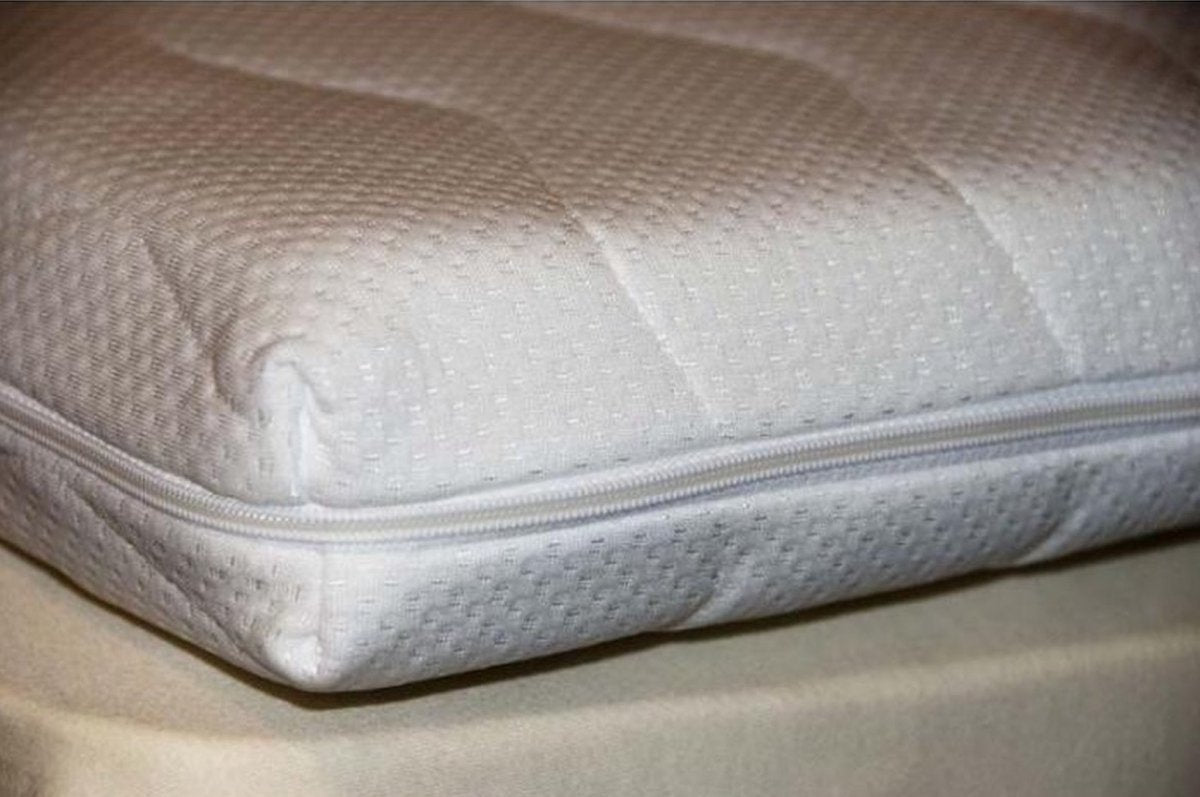 Topdekmatras XXL - Topper 180x200 - 12 cm dik - Tencel hoes - Visco Nasa Traagschuim
