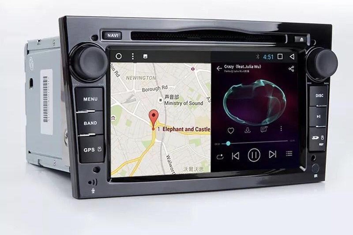 GRATIS CAMERA!! Opel (2002-2014) Android 10.0 navigatie 2GB+32GB DVD Speler Opel Corsa Astra Agila Vectra Antara Vivaro Combo Meriva Zafira Signum Tigra Twintop ZWART