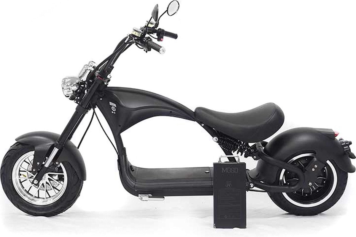 Fatbike Amsterdam - Elektrische Brommer - Elektrische Chopper - Christopher - Elektrische Harley - E-Scooter