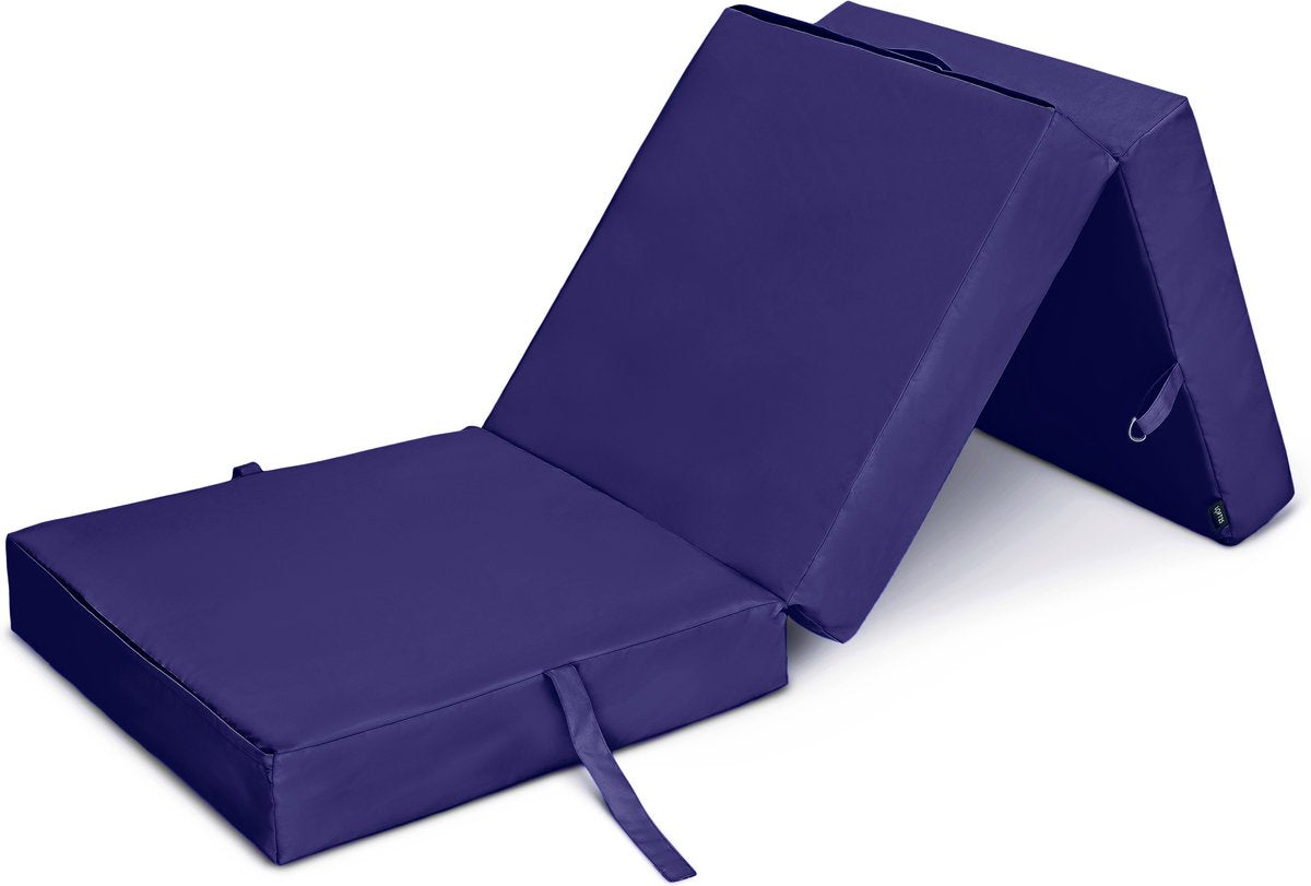 Opvouwbare Matras - Volwassen Vouwmatras - Zetelbed - Logeermatras Opvouwbaar - logeermatrassen - logeer matras - Opvouwbaar Logeerbed 1 persoons