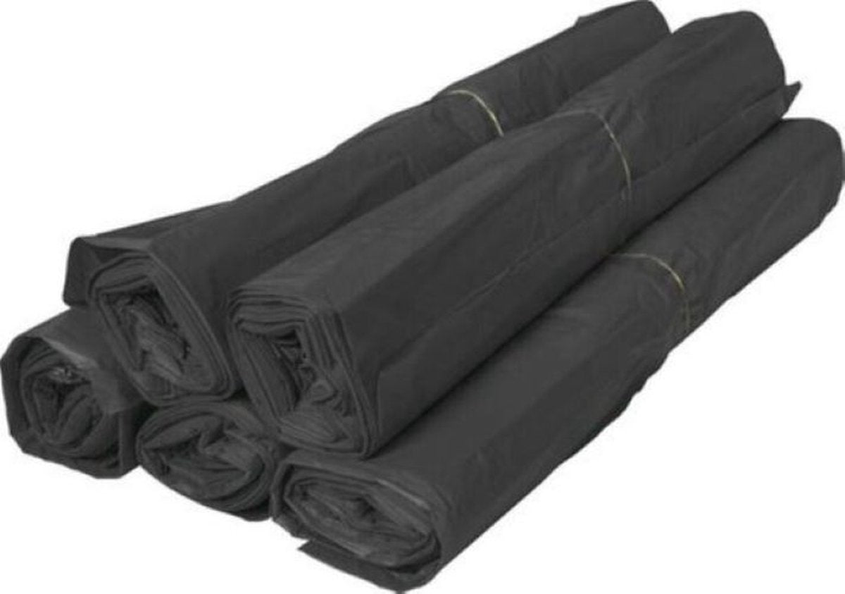 Eleganca stevige HDPE type T10 vuilniszakken - 45x50 cm - 250 gebruiksvriendelijke afvalzakken voor pedaalemmers, afvalemmers, inbouwprullenbakken en touch bins - grijze vuilniszakken - 5 rollen van 50 afvalzakken