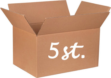 Verzenddoos 5 STUKS XXL Karton 1000 x 500 x 500 mm Kartonnen dubbele Golf Bruin Doos 100 x 50 x 50 cm – opbergdoos – STEVIG 5-laags karton 650g/m2