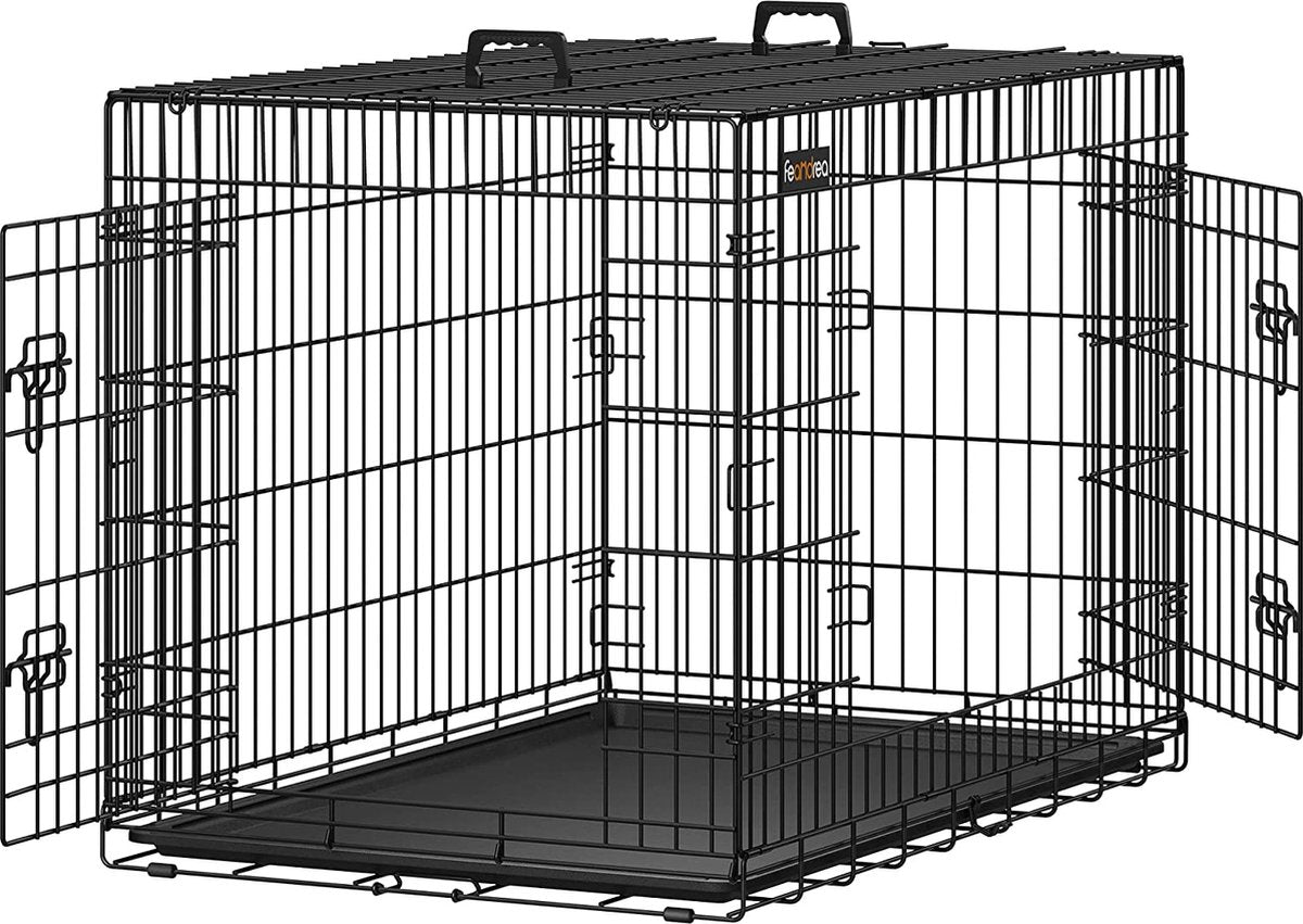 Hondenbench Bench Extra sterk - Zwart - XL - 107 x 69 x 76 cm