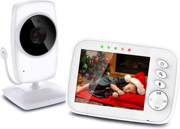 Babyfoon Met Camera - 3,2 Inch Videobabyfoon - Gespreksfunctie - Nachtvisie - Draadloos