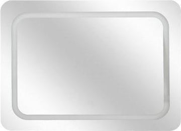 Badkamerspiegel Omega Rechthoek Ledverlichting – Werkt op Batterijen – Touch Schakelaar – 65 x 49 cm