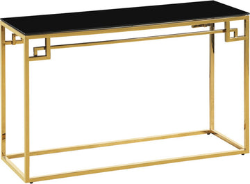 Hoom Interiors Antica - Console Tafel - Dressoir - Sidetable - Goud - Glas