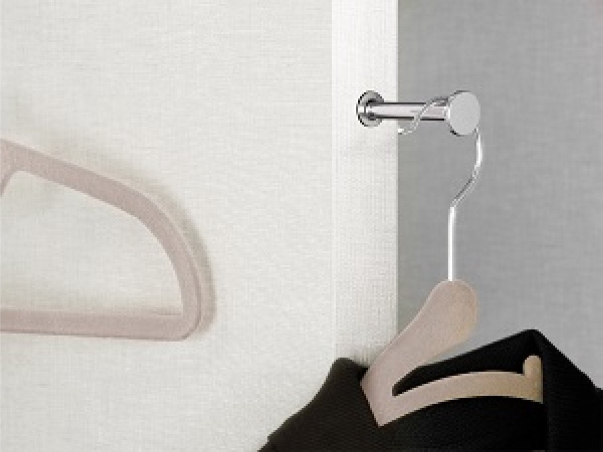Eleganca Uittrekbare Garderobehouder - multifunctionele kledinghanger - Luxe Kleerhanger – Uittrekbaar - Inbouwgarderobehanger – Zilver - Metaal