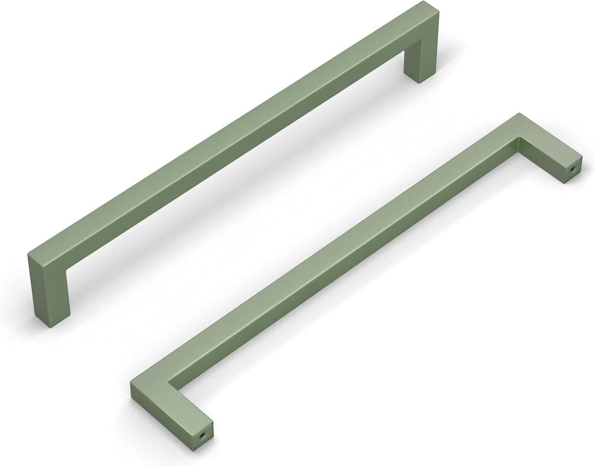 10 stuks kastgrepen, keukengrepen, groen, deurgrepen, keuken, 160 mm, keukenmeubelgrepen, keukenmeubelgrepen voor keukenkasten