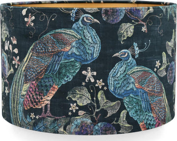 Staande lampenkap - Charly navy - 40x40x25cm