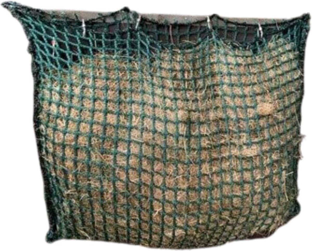 Slowfeeder hooizak paarden | Maas 4,5 cm | 100x120 cm