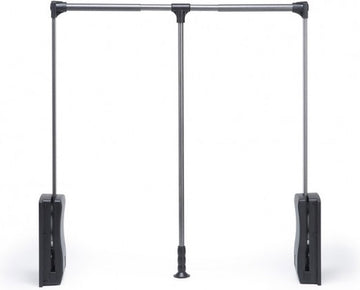 Milano Luxurious Kledinglift – Kledingstang – Luxe Kledingroede – Garderobelift – Draagvermogen 15kg – 83-115 cm – Antraciet