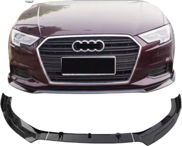 Audi A3 8V (2013-2016) RS Look Front Lip Glans Zwart