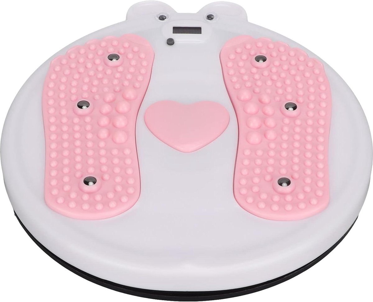 Elektronische Taille Draaischijf met 6 Magneten - Fitness Twister Board voor Body Sculpting Oefeningen met Focus op Taille Buikspieren - Balance Board voor Armen, Heupen en Dijen