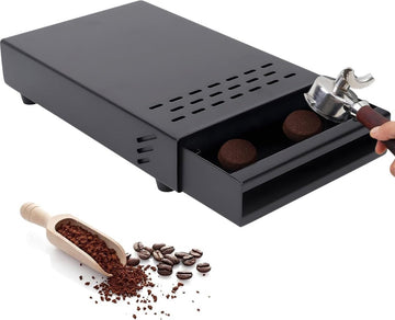 Koffie Klopbak Roestvrij Staal met Afneembare Lade - Voor Thuis en Kantoor