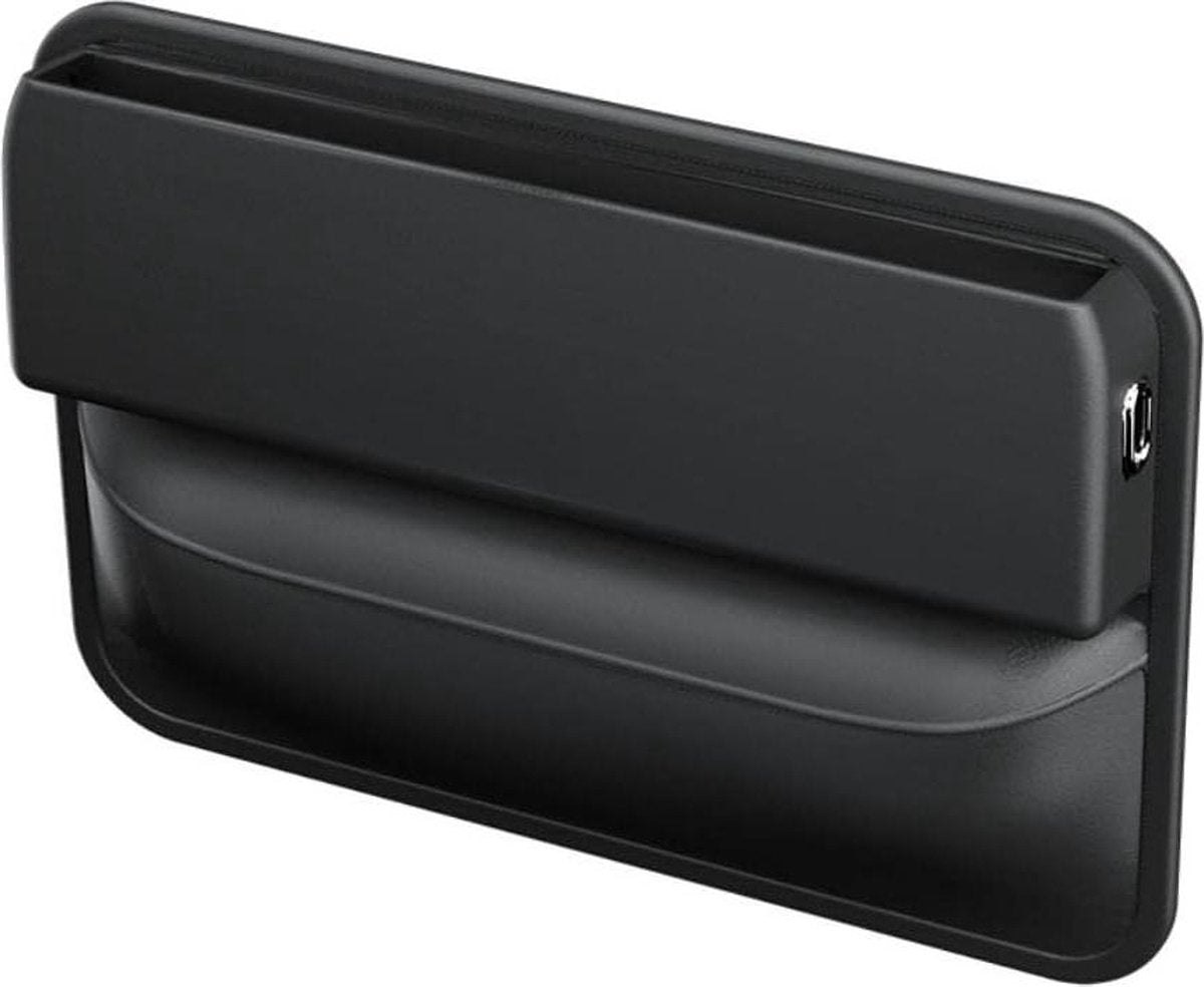 Autostoel organizer PU lederen opbergdoos - universele zijzakken organizer met opbergvakken voor auto-accessoires, mobiele telefoons, kaarten en sleutels