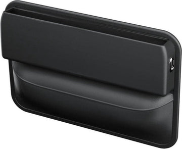 Autostoel organizer PU lederen opbergdoos - universele zijzakken organizer met opbergvakken voor auto-accessoires, mobiele telefoons, kaarten en sleutels