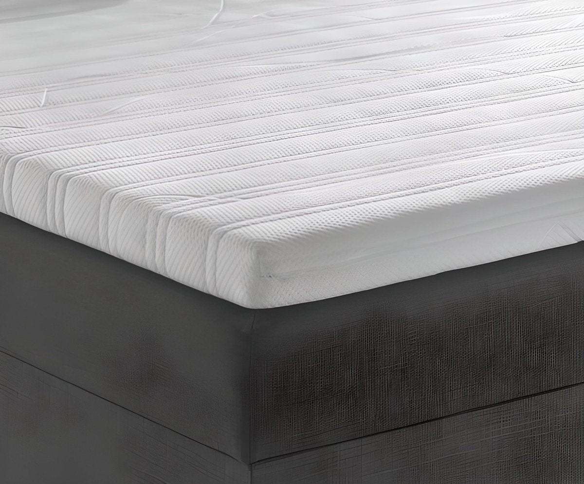 Topdekmatras - Topper 160x200 - HR60 koudschuim - Cooltouch - 7 cm dik - Medium/stevig