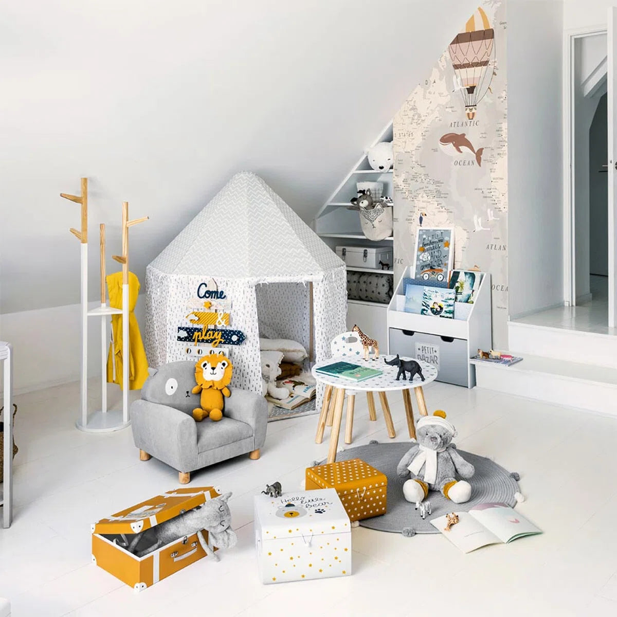 Kinderzetel Chat Grey