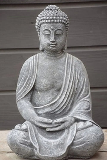 Boeddha in lotushouding, Antraciet