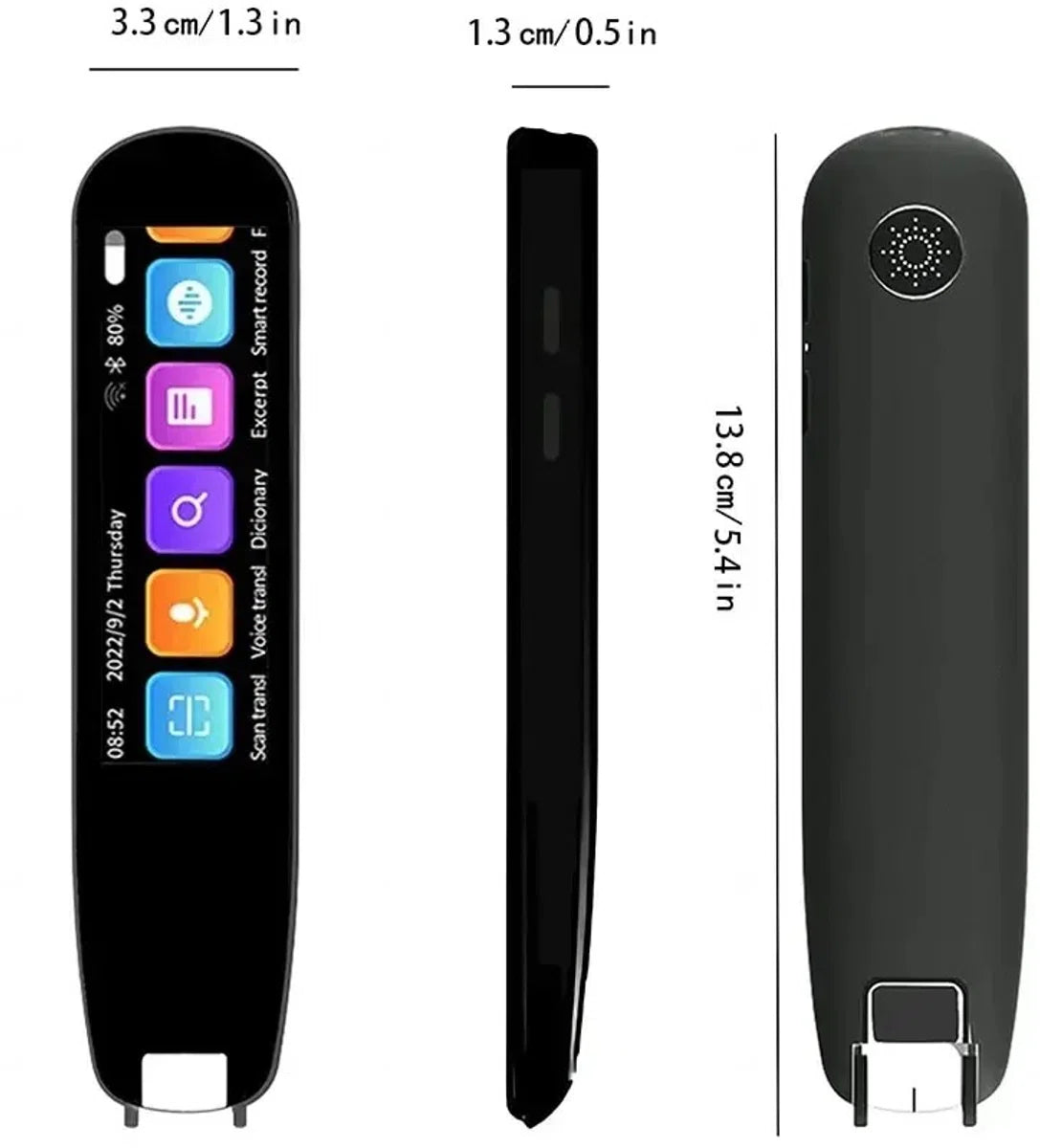 Smart Stem Voice Scan Vertaal Pen - Multifunctionele Luxe Vertaler - 121 Talen - Zakelijk Woordenboek - Handige Vertaalpen - Reis Vertaal Pen - Vakantie