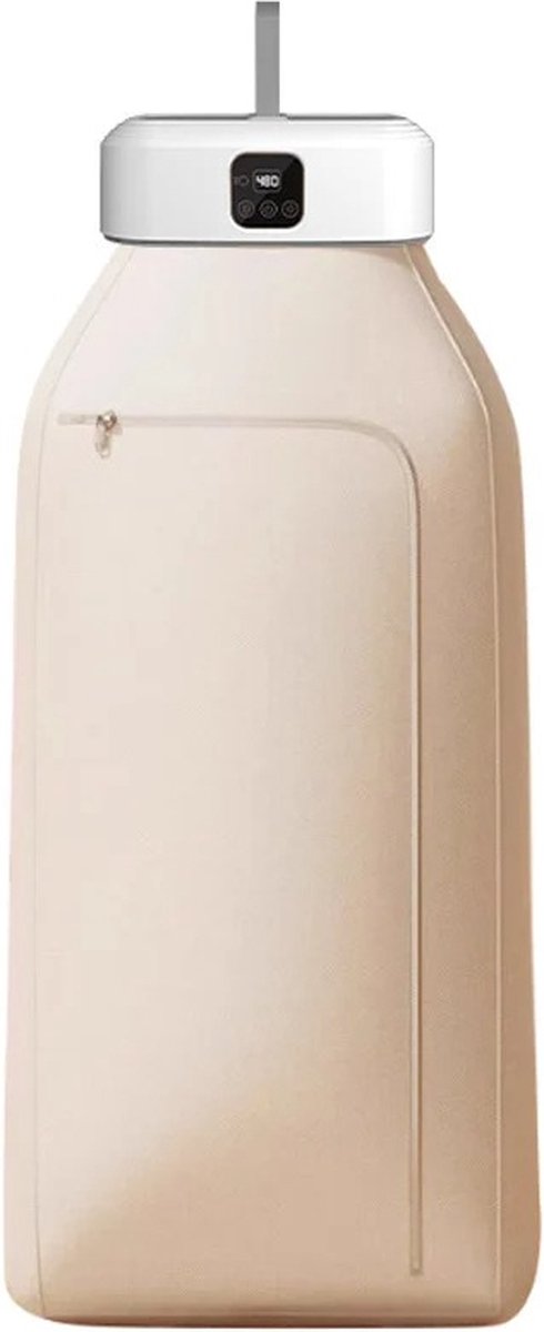 Multifunctionele Droger - Elektrische Wasdroger - Draagbare Compacte Wasdroger - Tijdsinstelling - Beige