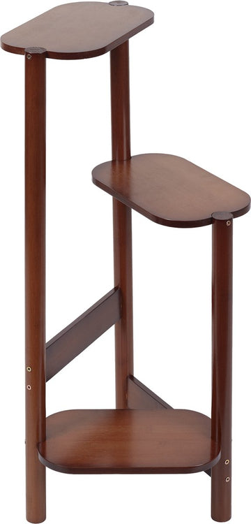 Plantenrek - Wandrek - Voor Planten - Ladder Kast - 3 Planken - 3 Laags - Plantenrek - Bamboe - Binnen/buiten