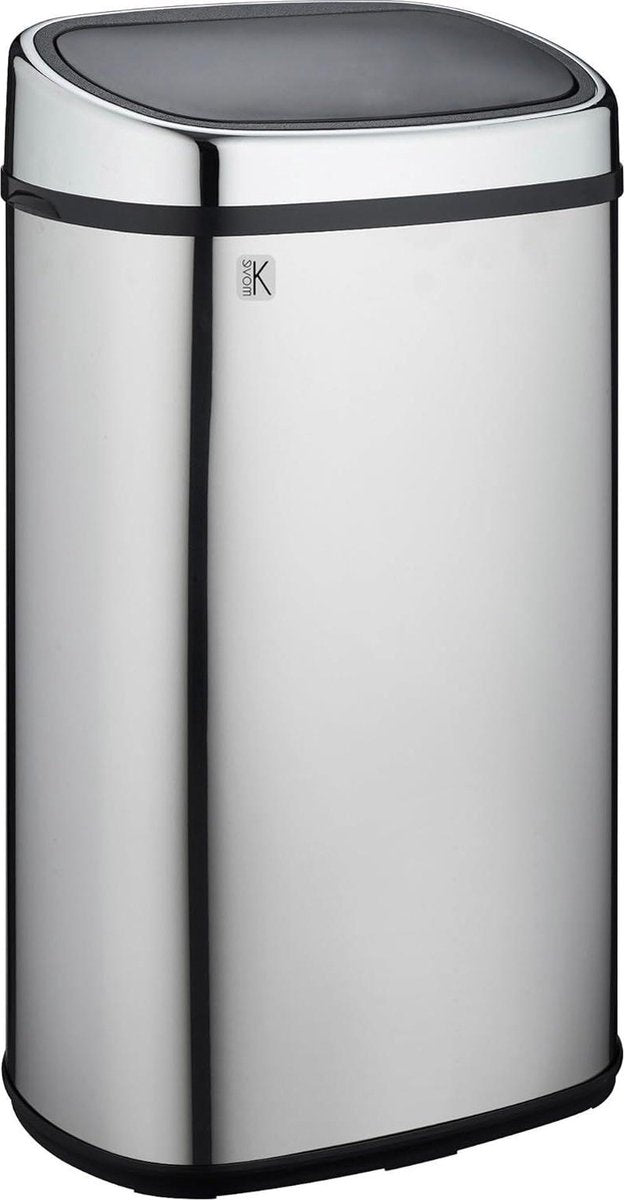 Poubelle 60L CITY Inox - One Touch Afvalbak met Sensor vuilnisbak 60 liter