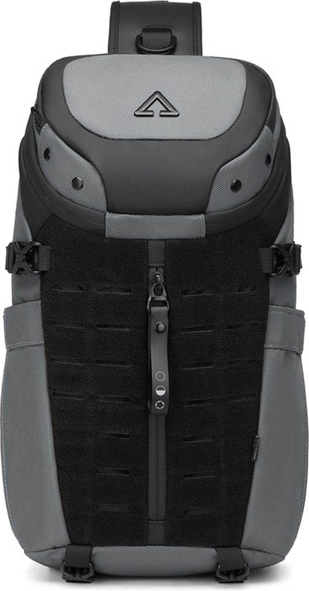 Avoir Avoir® Crossbody tas dames - Crossbodytassen - Crossbody bag heren - Crossbody tas - Crossbody rugzak - Crossbody tas heren - Slingbag - Crossbodytassen heren - Crossbody bag - Grijs / Zwart